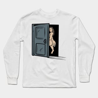 Nude sex woman Long Sleeve T-Shirt
